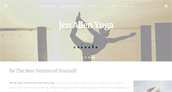 Desktop Screenshot of jenallenyoga.com